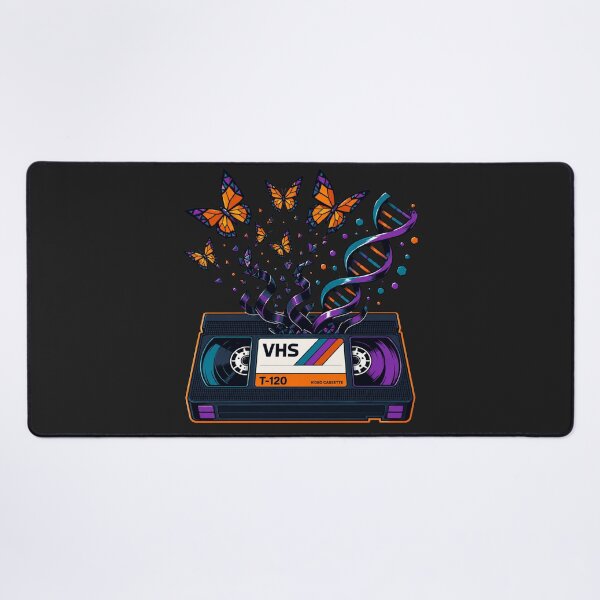 Item preview, Retro VHS Tape Geometric Butterfly Metamorphosis designed and sold by MarVan-Prints.