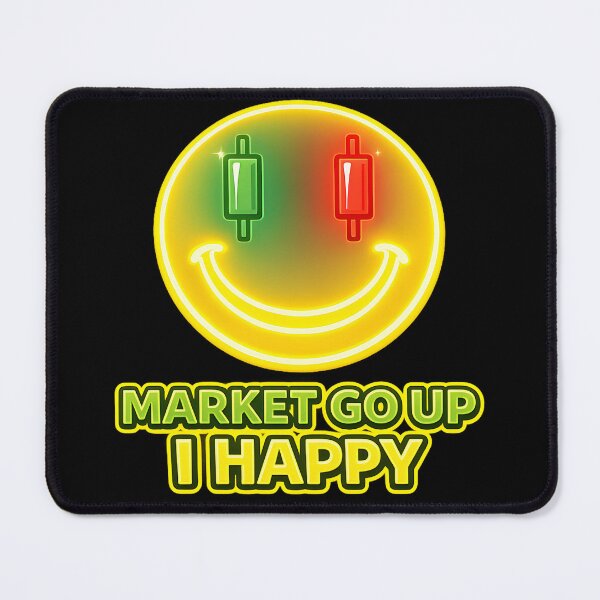 Item preview, Market Go Up I Happy – Funny Trading Design designed and sold by PatysArt.