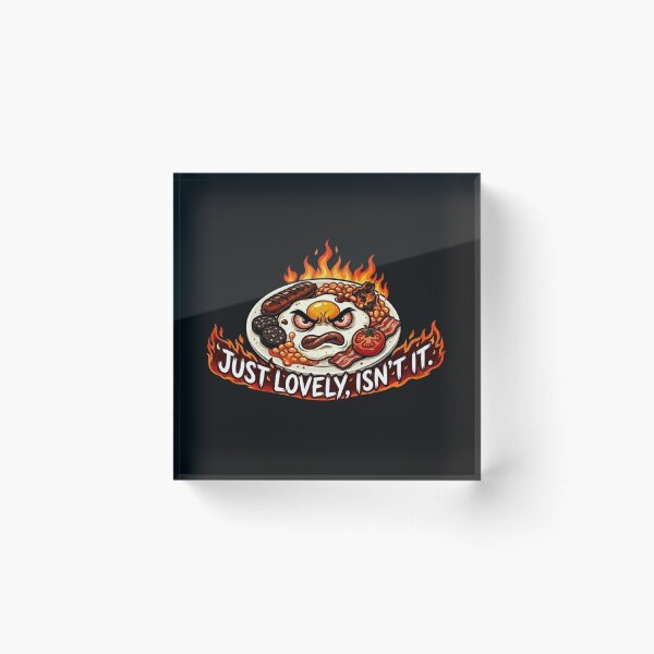 Item preview, Just Lovely Isn t It Angry Full English Breakfast Humour designed and sold by Jaroslaw-S.