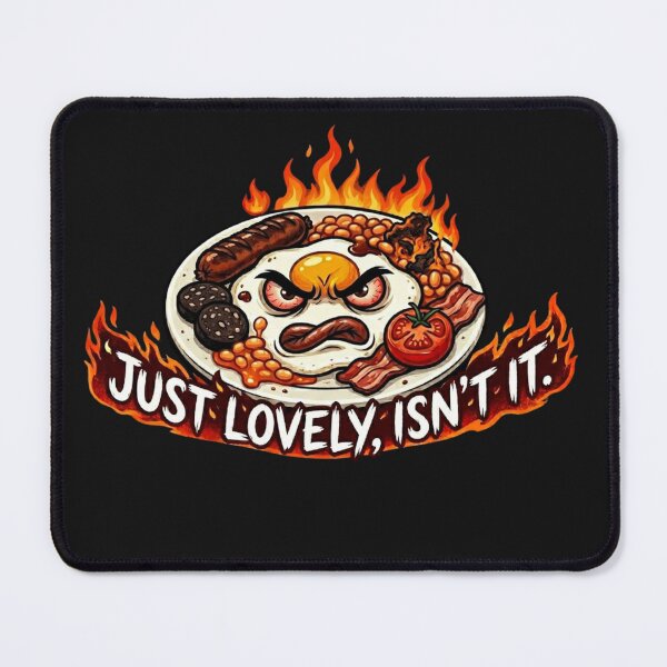 Item preview, Just Lovely Isn t It Angry Full English Breakfast Humour designed and sold by Jaroslaw-S.