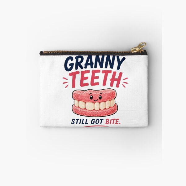 Item preview, Granny Teeth Funny Candy Sticker | Cute British Retro Sweets designed and sold by Snackwave Ninety.