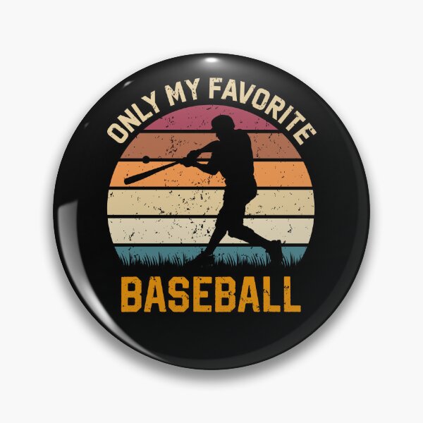 Item preview, Vintage Only My Favorite Baseball Player Silhouette Retro Sunset designed and sold by 1001T-Shirt.