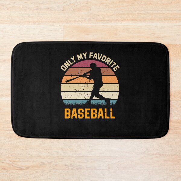 Item preview, Vintage Only My Favorite Baseball Player Silhouette Retro Sunset designed and sold by 1001T-Shirt.