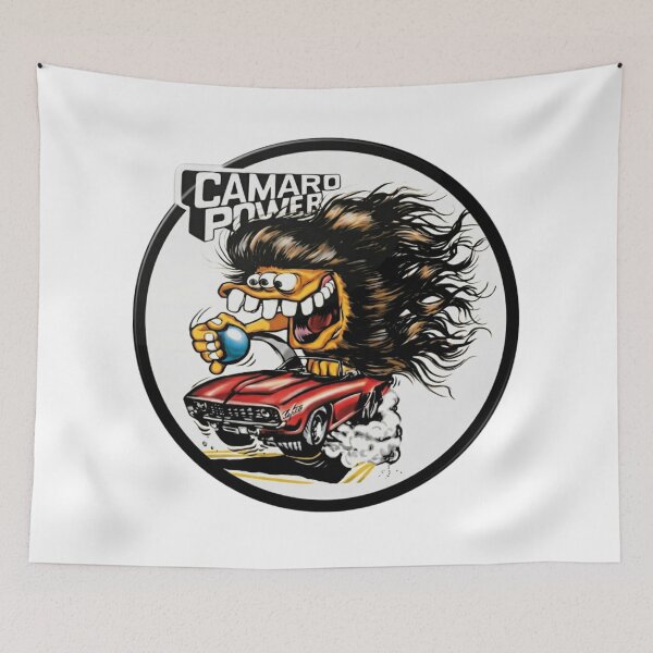 Item preview, CAMARO POWER, LONG HAIRED BIG TOOTH 3 EYED SHIFTY Z/28 LOVER designed and sold by V3GFX.