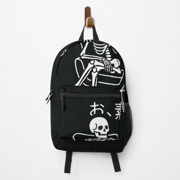 Item preview, Skeleton Drinking Coffee - Minimalist Streetwear Line Art designed and sold by RobArts90s.