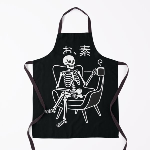 Item preview, Skeleton Drinking Coffee - Minimalist Streetwear Line Art designed and sold by RobArts90s.