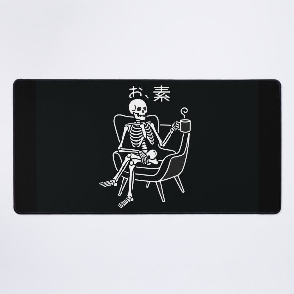 Item preview, Skeleton Drinking Coffee - Minimalist Streetwear Line Art designed and sold by RobArts90s.