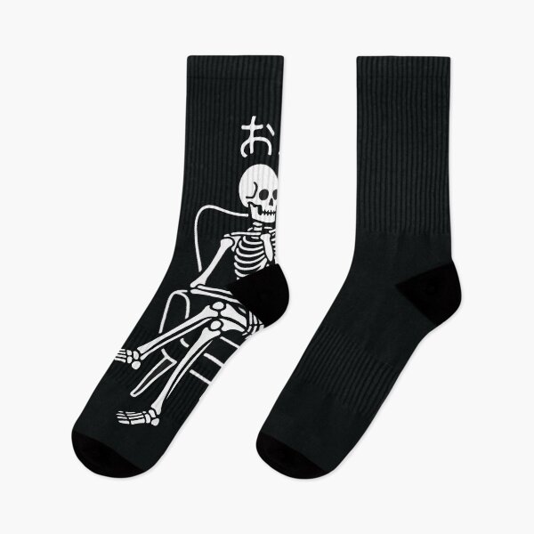 Item preview, Skeleton Drinking Coffee - Minimalist Streetwear Line Art designed and sold by RobArts90s.