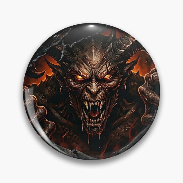 Item preview, Demon Ripping Through Shirt Scary Devil Monster Halloween designed and sold by DarkOriginArts.