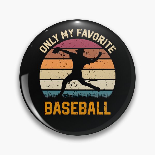 Item preview, Vintage Only My Favorite Baseball Pitcher Retro Sunset designed and sold by 1001T-Shirt.