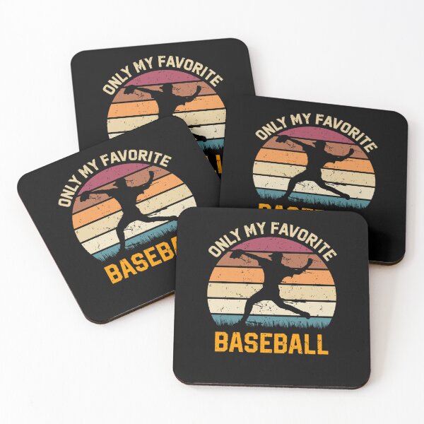 Item preview, Vintage Only My Favorite Baseball Pitcher Retro Sunset designed and sold by 1001T-Shirt.