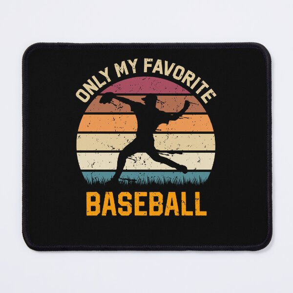 Item preview, Vintage Only My Favorite Baseball Pitcher Retro Sunset designed and sold by 1001T-Shirt.