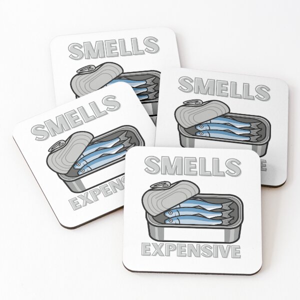Item preview, Smells Expensive Sardine Can Funny Retro Meme designed and sold by CleanDecor.