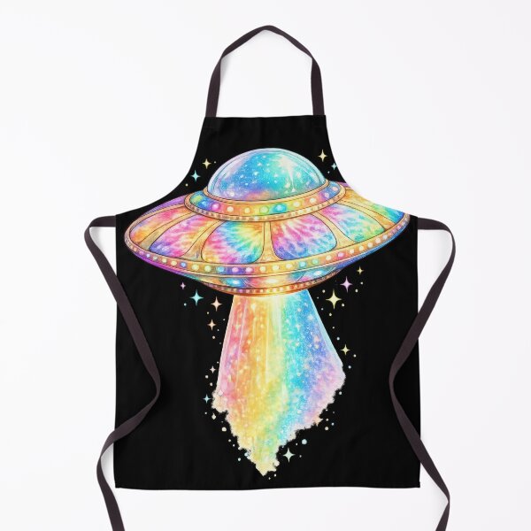 Item preview, Rainbow Tie-Dye UFO Flying Saucer designed and sold by jgvisualarts.