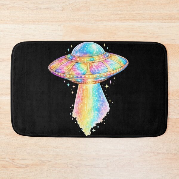 Item preview, Rainbow Tie-Dye UFO Flying Saucer designed and sold by jgvisualarts.