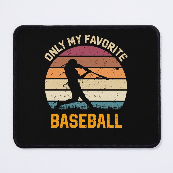 Item preview, Vintage Only My Favorite Baseball Batter Home Run Retro Sunset designed and sold by 1001T-Shirt.