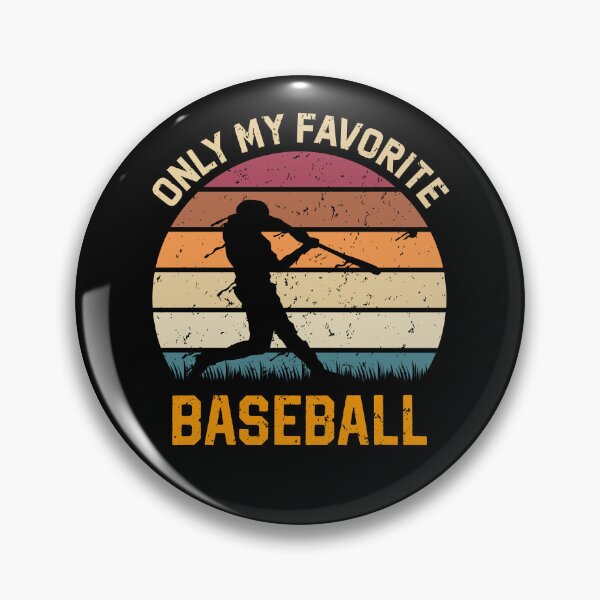 Item preview, Vintage Only My Favorite Baseball Batter Home Run Retro Sunset designed and sold by 1001T-Shirt.