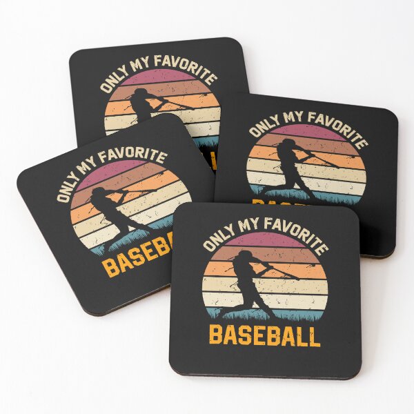 Item preview, Vintage Only My Favorite Baseball Batter Home Run Retro Sunset designed and sold by 1001T-Shirt.