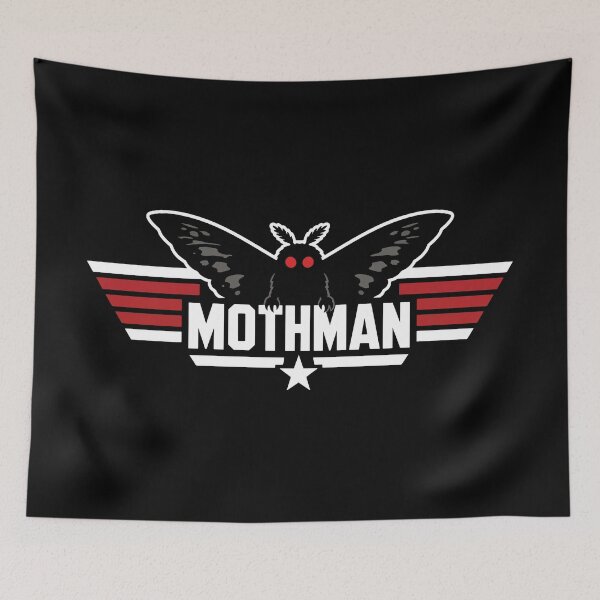 Item preview, Mothman Top Gun designed and sold by GhoulishGraphX.