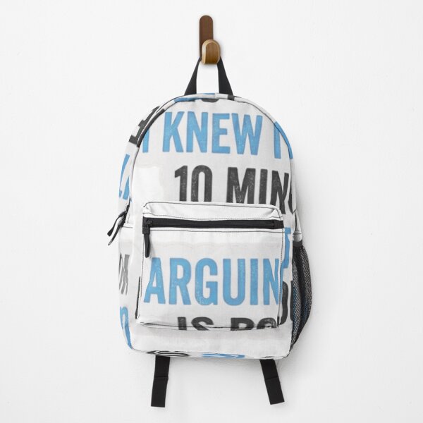 Item preview, Arguing With Me Is Pointless – Funny Sarcastic Quote Sticker designed and sold by MerchlyMike.