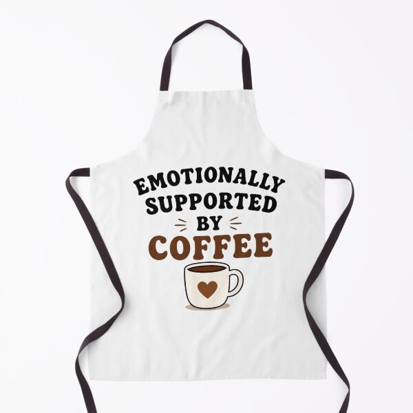 Item preview, Emotionally Supported By Coffee designed and sold by INVITOARTE.