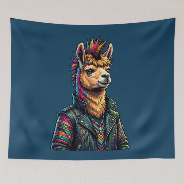 Item preview, Urban Llama Totem PNG – Punk Edition designed and sold by etermagico.