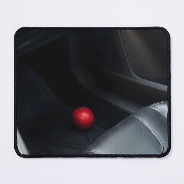 Item preview, The Runaway Tomato | Lost in the Car Minimalist Photography | Red Accent Pop Art designed and sold by SergioMiklos.