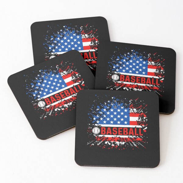 Item preview, American Flag Baseball USA Patriotic Splatter Grunge Sports designed and sold by 1001T-Shirt.
