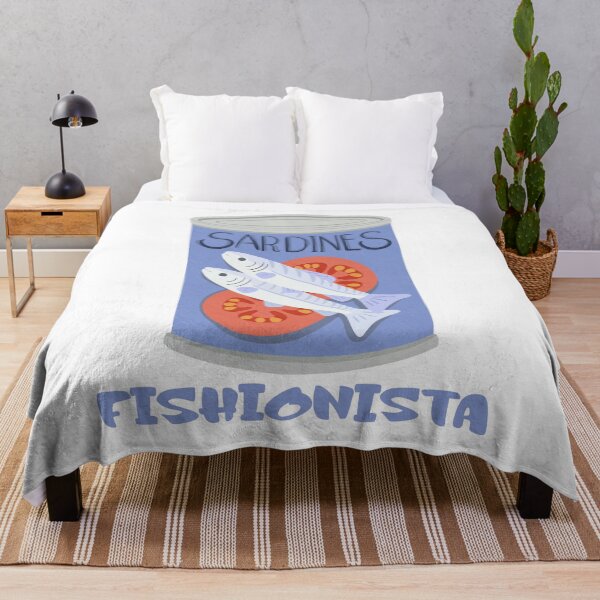 Item preview, Fishionista Sardine Can Fashion Funny Meme Design designed and sold by CleanDecor.