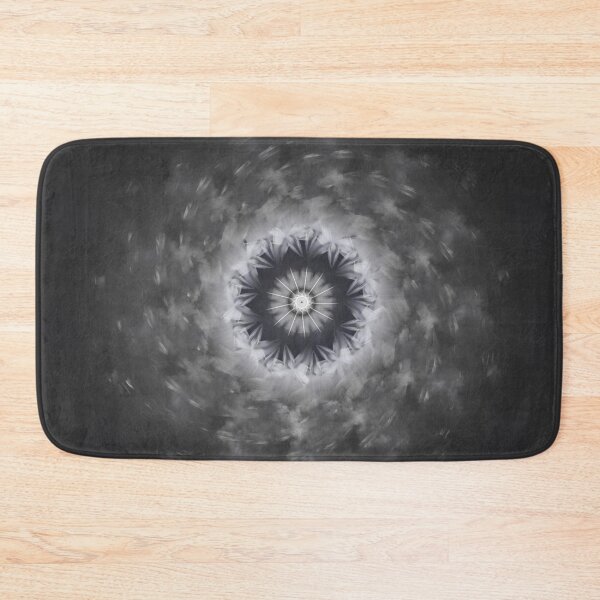 Item preview, Smoke Bloom - A Monochrome Mandala of Motion designed and sold by EsmArtUniverse.