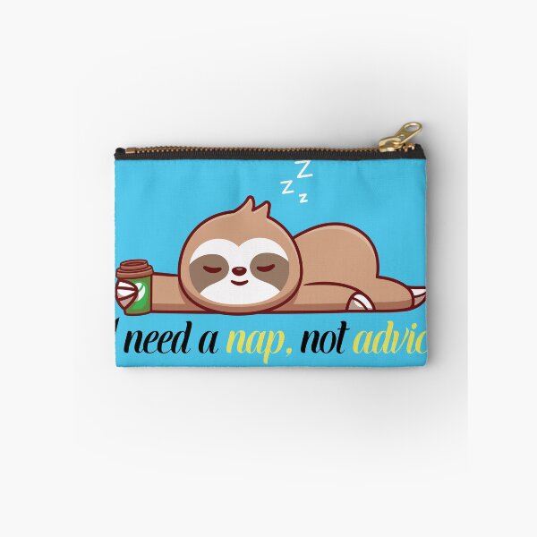 Item preview, I Need a Nap Not Advice Funny Cute Sleep Quote Typography designed and sold by RobArts90s.