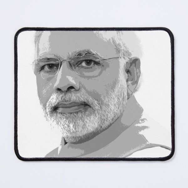 Item preview, NaMo-Narendra Modi black & white trendy art designed and sold by artbundleindia.