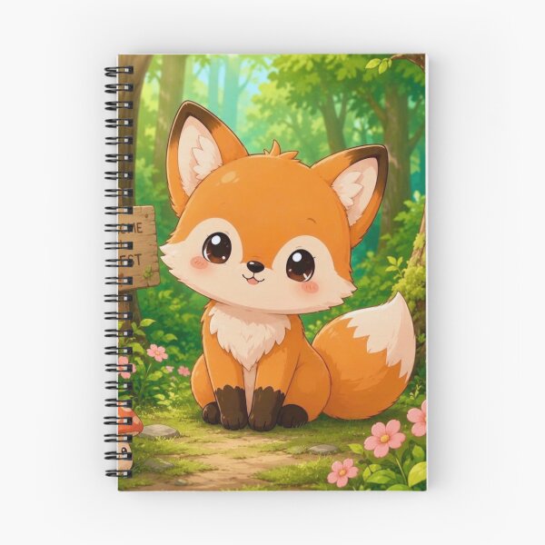 Item preview, kawaii cute fox in the forest designed and sold by BackgroundND.