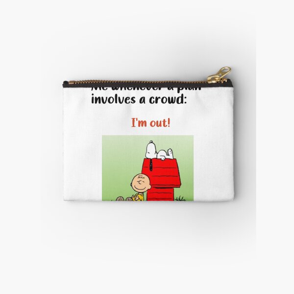 Item preview, "I'm Out" Funny Introvert Crowd Meme Design designed and sold by camp and cool.
