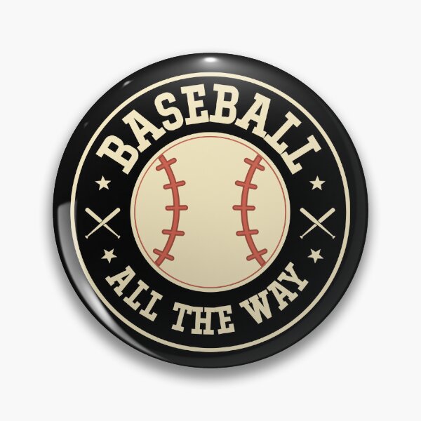 Item preview, Vintage Baseball All The Way Retro Sports Emblem Crest designed and sold by 1001T-Shirt.