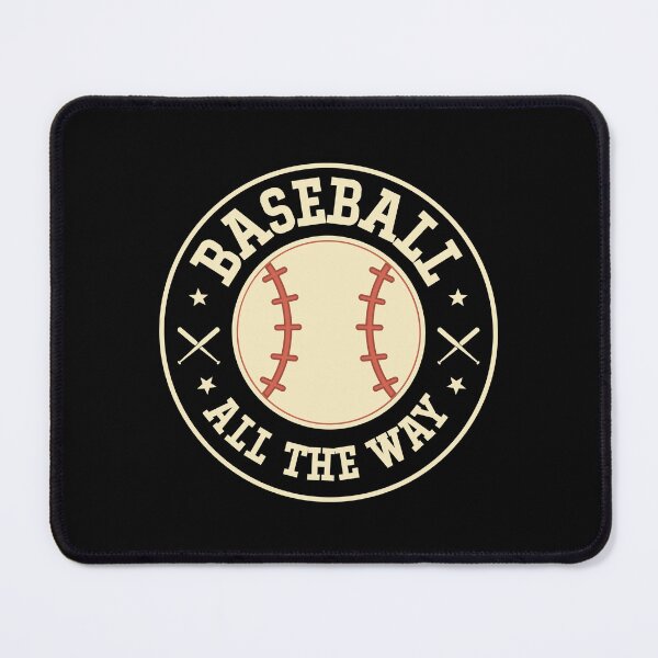 Item preview, Vintage Baseball All The Way Retro Sports Emblem Crest designed and sold by 1001T-Shirt.