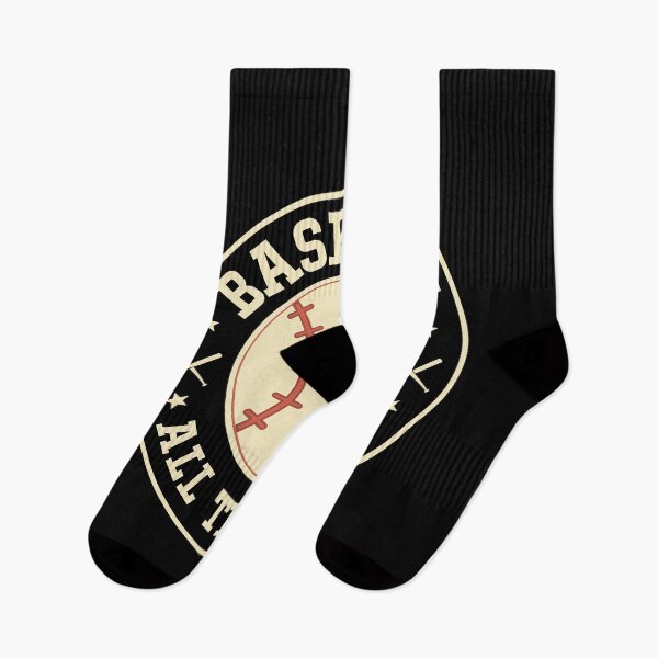 Item preview, Vintage Baseball All The Way Retro Sports Emblem Crest designed and sold by 1001T-Shirt.
