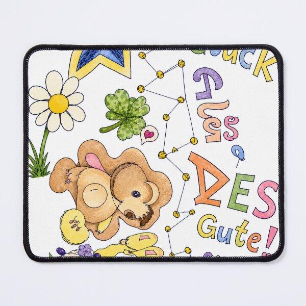 Item preview, Kawaii lucky greeting with cute animals designed and sold by WildCosmos.