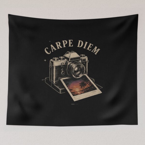 Item preview, Carpe Diem Vintage Camera Design designed and sold by MS-DesignArt.