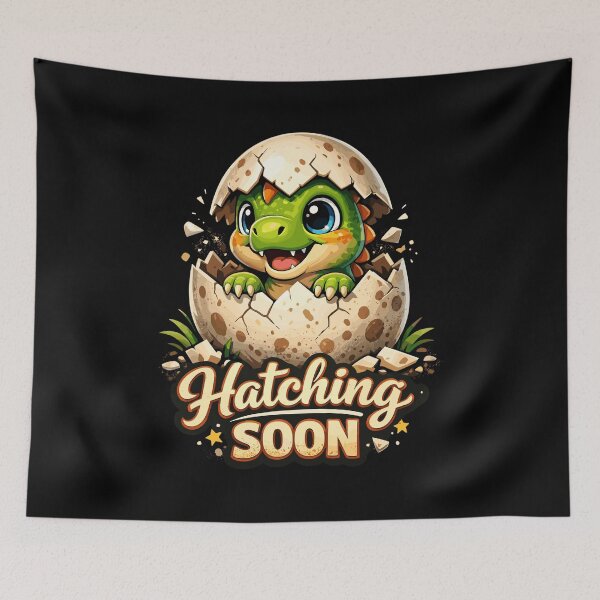 Item preview, Cute Baby Dinosaur - Hatching Soon Dino designed and sold by Pineapple-Tree.
