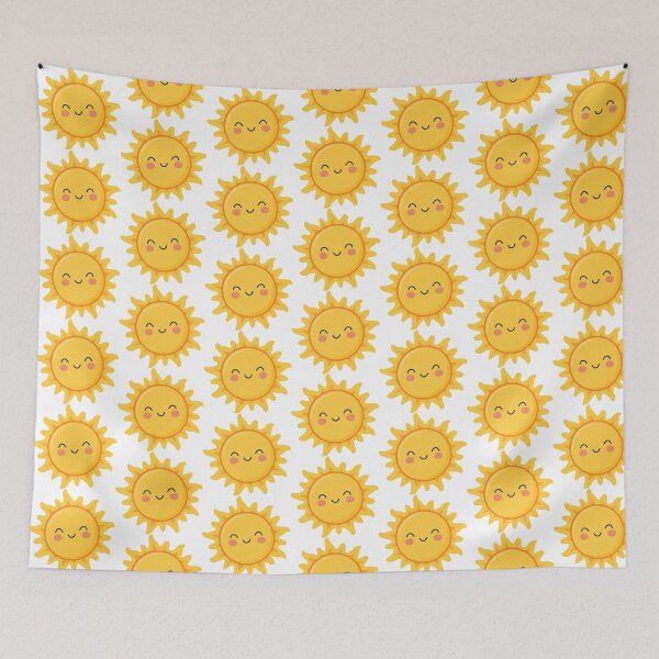 Item preview, Cute Smiling Sun Rays Illustration designed and sold by BetweenForms.