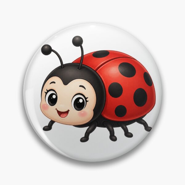Item preview, Cute Cartoon Ladybug - Sweet Little Ladybird Illustration designed and sold by ToonyTeez.