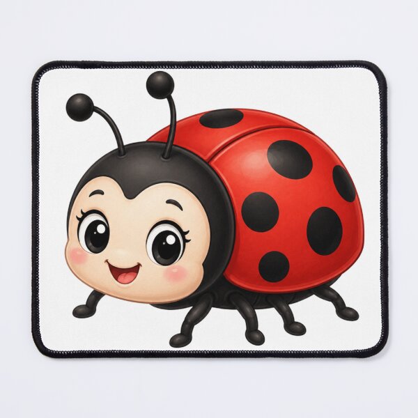 Item preview, Cute Cartoon Ladybug - Sweet Little Ladybird Illustration designed and sold by ToonyTeez.