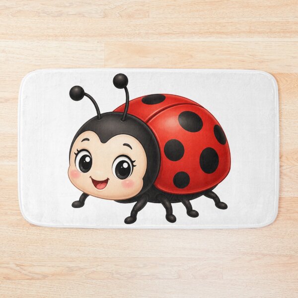 Item preview, Cute Cartoon Ladybug - Sweet Little Ladybird Illustration designed and sold by ToonyTeez.
