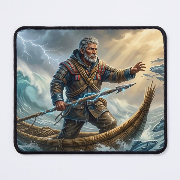 Item preview, The Fisherman of the Pacific designed and sold by Perú Heroico.
