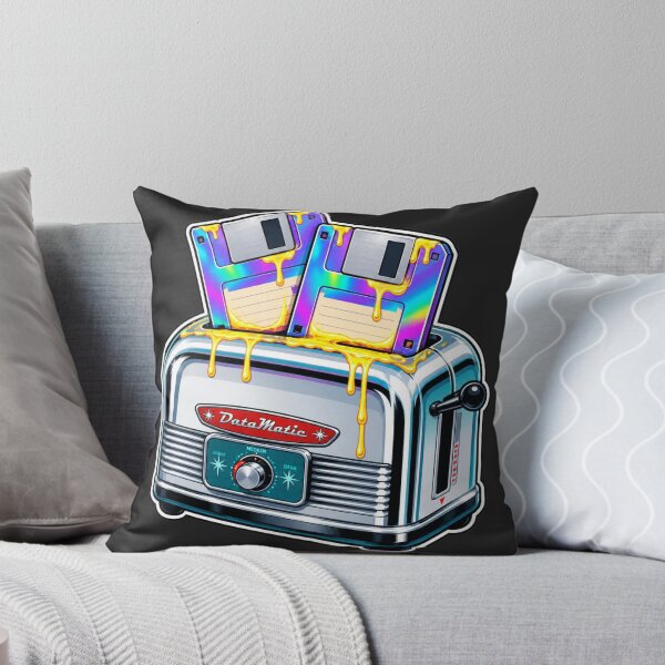 Item preview, Surreal Retro Toaster and Floppy Disk Fusion designed and sold by MarVan-Prints.