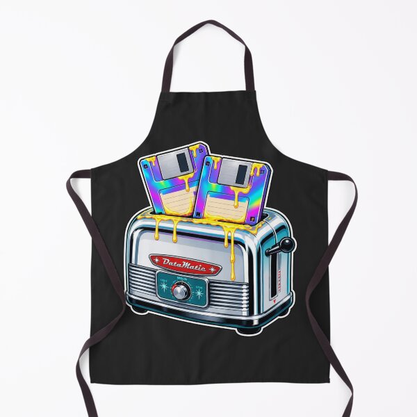 Item preview, Surreal Retro Toaster and Floppy Disk Fusion designed and sold by MarVan-Prints.