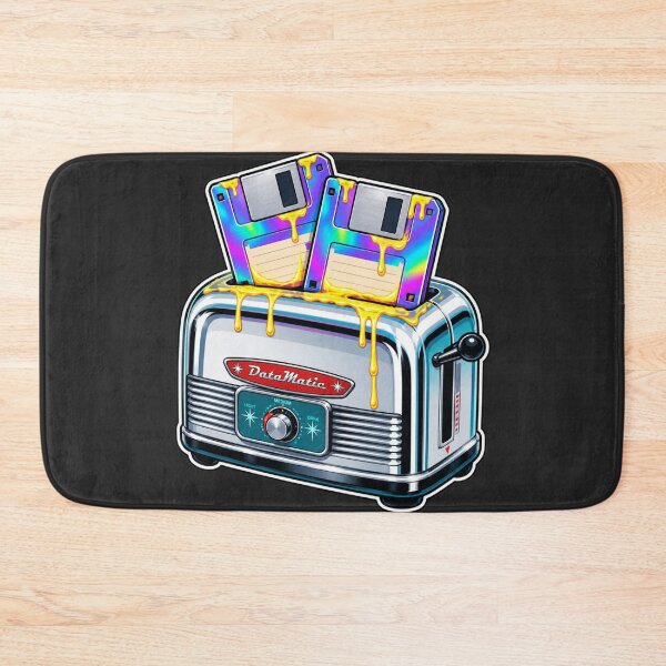 Item preview, Surreal Retro Toaster and Floppy Disk Fusion designed and sold by MarVan-Prints.