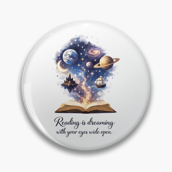Item preview, Reading is dreaming - Magic Book & Stars designed and sold by Pineapple-Tree.