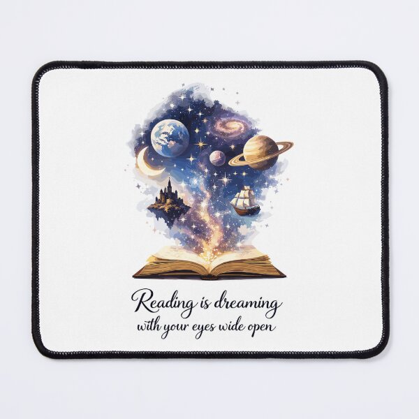 Item preview, Reading is dreaming - Magic Book & Stars designed and sold by Pineapple-Tree.